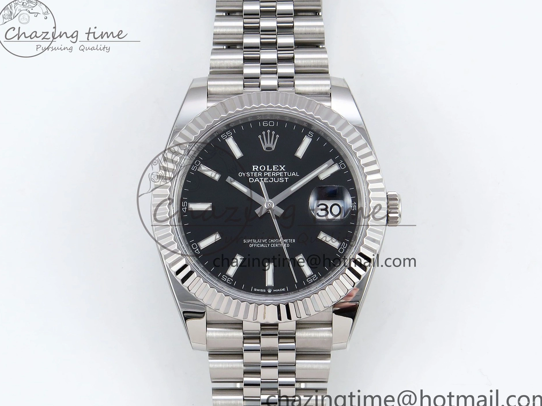 1226 NewStyle Datejust 41mm 126234 904L Steel HGF 1:1 Best Edition Black Dial on SS Bracelet VR 1470